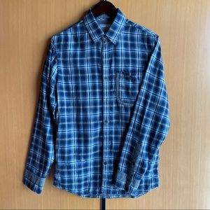 Public Opinion Plaid Button Down / S